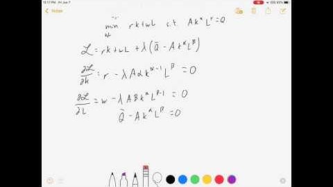 Cost Minimization with Calculus