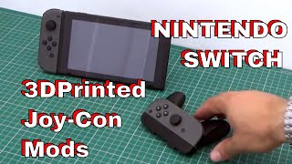DuB-EnG: Nintendo Switch Accessories Review Custom 3D Printed Controller JoyCon Grip Mount Case Mods