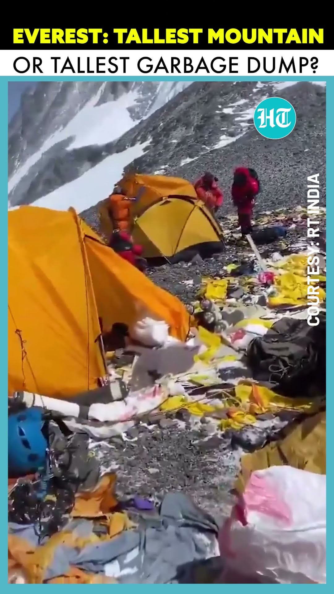 Mount Everest Covered In Garbage? Viral Video
