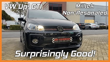 Volkswagen Up! GTi Milltek Non Resonated Exhaust Sound + Install