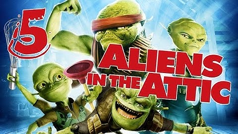 Aliens in the Attic Walkthrough Part 5 (PS2, Wii, PC) Movie Game - Level 05 -