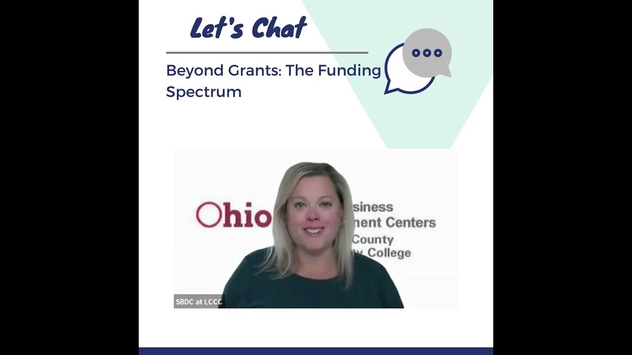 Let's chat Beyond Grants The Funding Spectrum YouTube