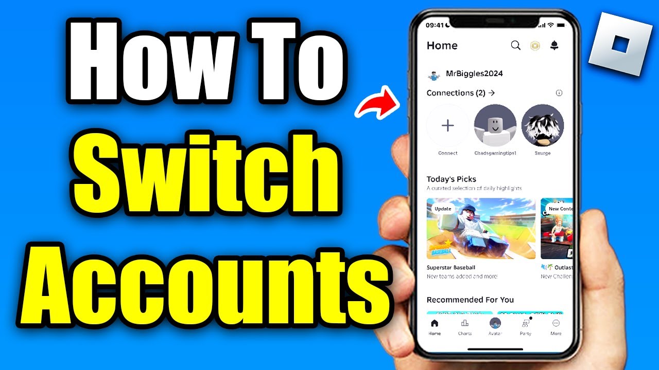 How To Switch Accounts In Roblox On Mobile YouTube 