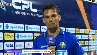 Captains React After Tridents-Falcons CPL Clash