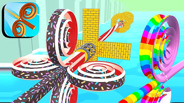 Spiral Rider ​- All Levels Gameplay Android,ios (Levels 296-300)