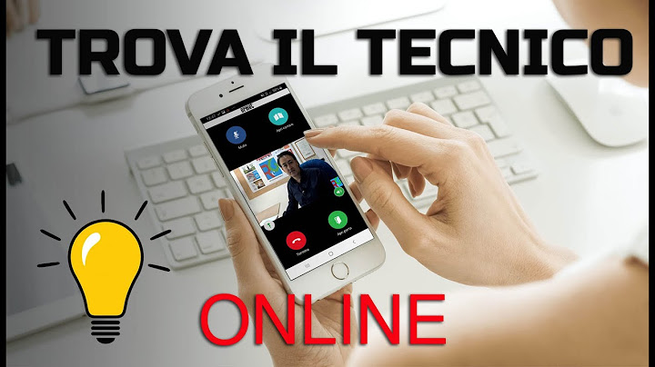 Il tecnico online