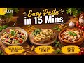 Easy Pasta Recipes for Beginners | Pasta Salad, Cheesy Toast & Creamy Baked Pasta