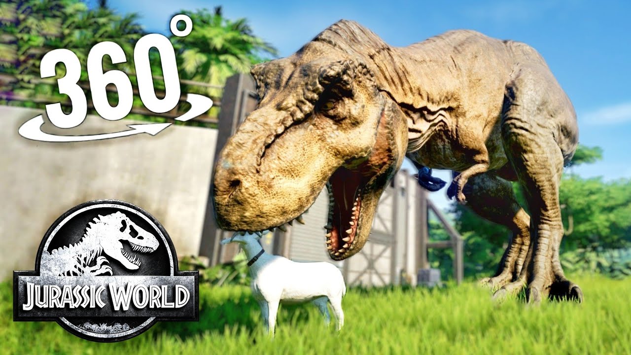 360 VR Google T-Rex Dinosaur Virtual Reality Experience 