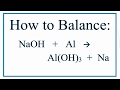 Balancing Chemical Reactions and Atoms