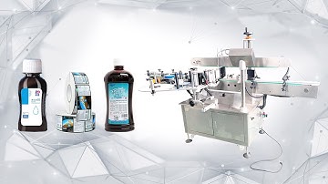 Automatic Plane Label Applicator for Shampoo Flat Bottle Single Face Labeling Machine