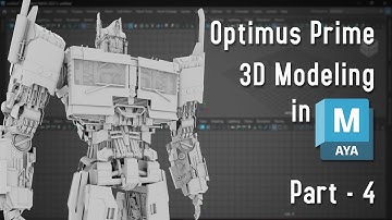 Transforming Dreams into Reality: 3D Modeling Optimus Prime in Autodesk Maya | Part-4 | #3dmodeling