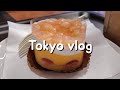 도쿄 직장인 브이로그 | 일본 곱창 조림 도테니코미 | 수비드 스테이크 | 스타벅스에서 피치 망고 케익 먹으며 휴식