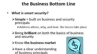 Smart Security Practices that Increase Profits Part1 Smart Security Practices that Increase Profits Part1