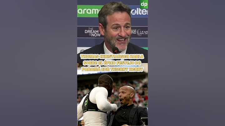 ¡Thomas Christiansen reacciona al festejo de Panamá con Thierry Henry! 🗣