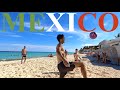 Playa Del Carmen 2 Playacar | Sunday Beach Walk | MEXICO🇲🇽