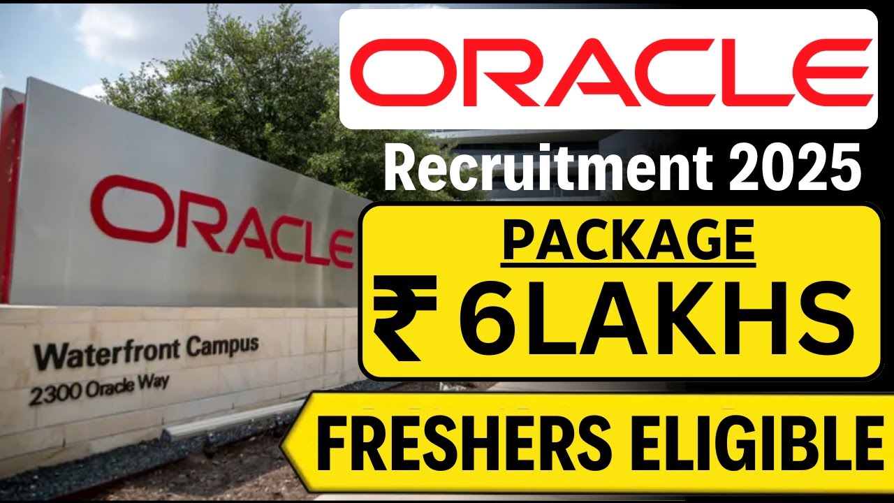 Oracle Freshers Recruitment | How to Get Hired at Oracle in 2025! - YouTube
