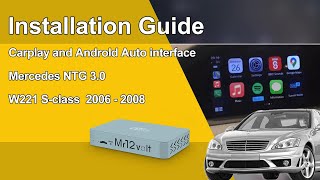 Mr12volt MOST CarPlay interface installation for Mercedes NTG 3.0 W221