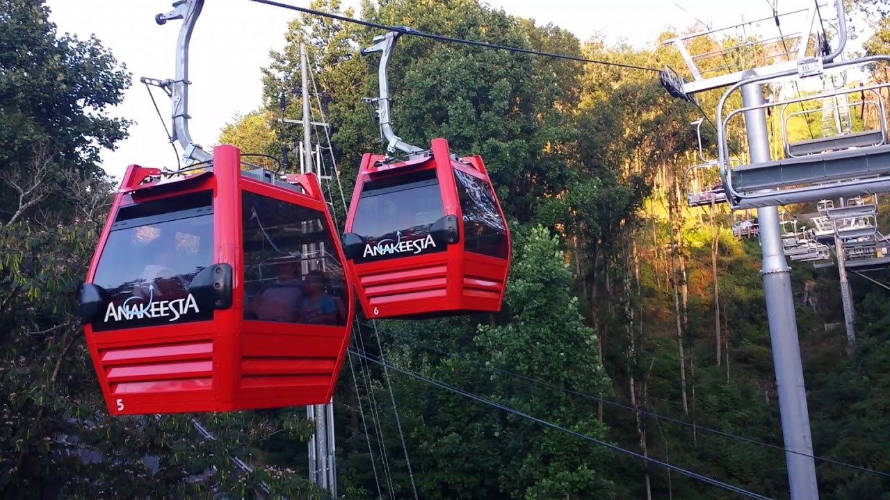 Anakeesta chair lift ride up YouTube