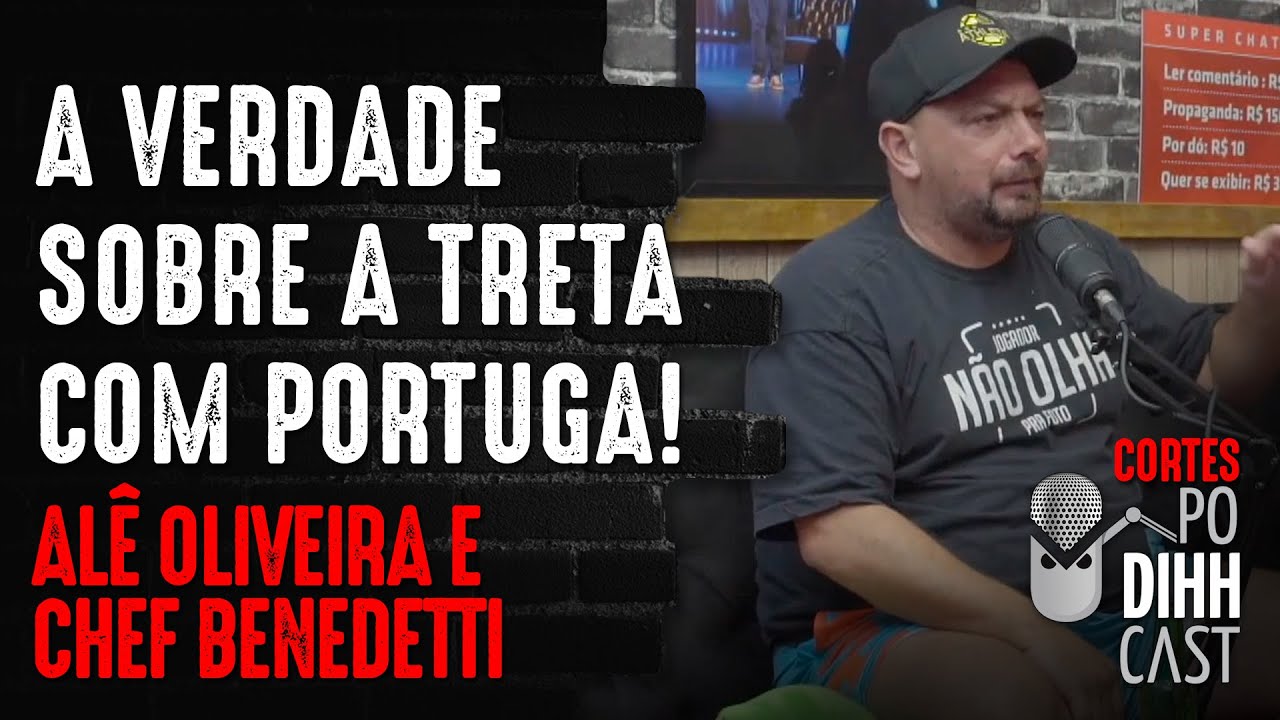 ESCLARECENDO TRETA DE ALÊ OLIVEIRA E PORTUGA - Podihhcast Cortes