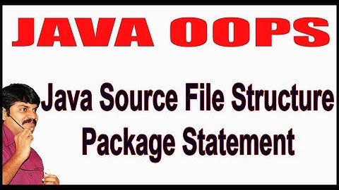 Java Tutorials || Java OOPS  || Java Source File Structure ||  Package Statement