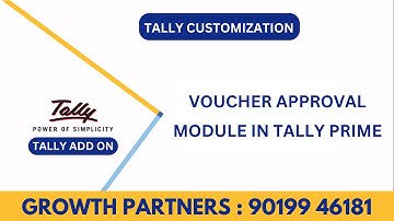 Voucher Approval Module in Tally Prime