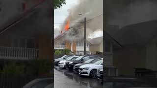 Incendiu casa trasnita Baia Mare