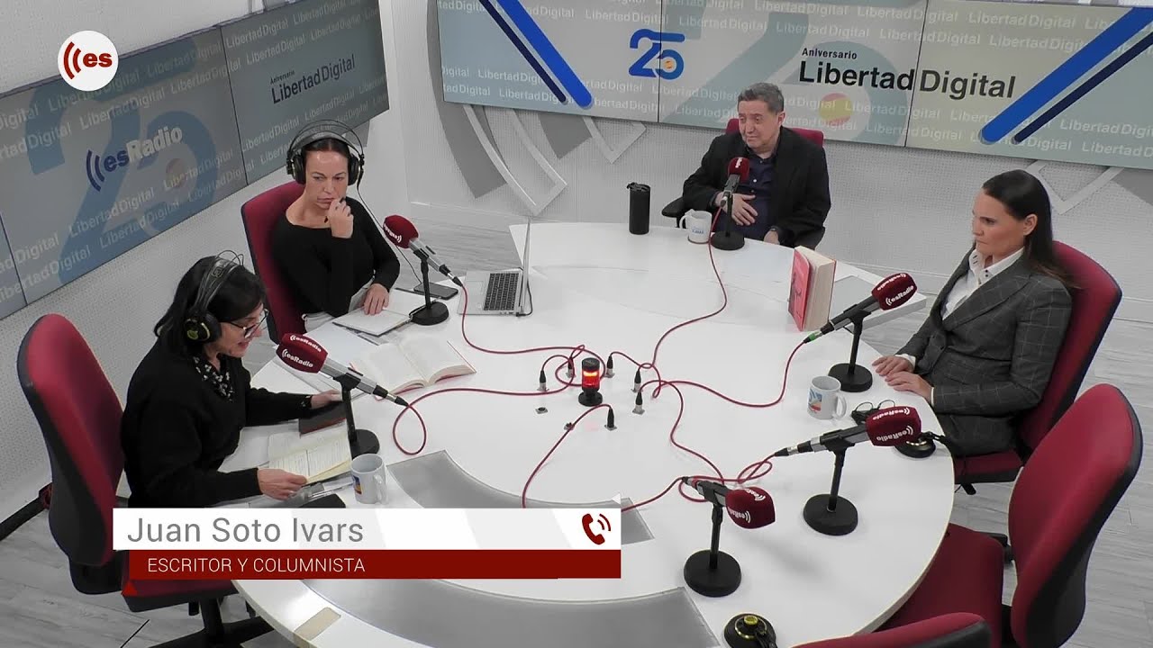 Jiménez Losantos entrevista a Juan Soto Ivars por su libro sobre las denuncias falsas