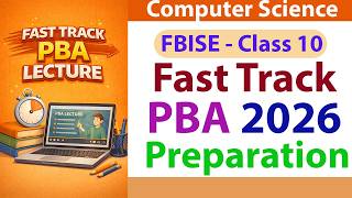 Complete PBA Preparation 2026 | JavaScript, HTML, CSS, Flowcharts, Concept Maps, Hardware & Business