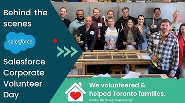 Salesforce Volunteers at Furniture Bank