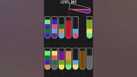 Water Sort Puzzle   level 903 Mobile Cell Phone Game Walkthrough Android / Apple