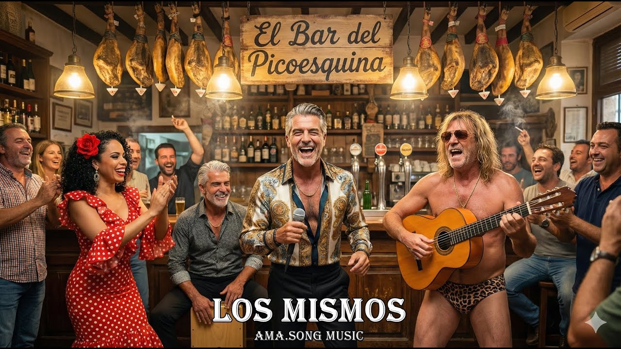 LOS MISMOS del Bar del Picoesquina 🍻 | Rumba Gamberra (Presentación Oficial)