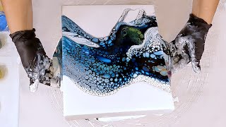 Swipe and Spin  Trying Some Different Techniques  Acrylic Pouring