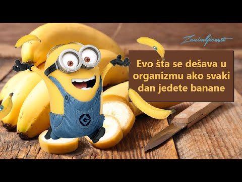 Video: Da Li Mršave Ili Se Debljaju Od Banana?