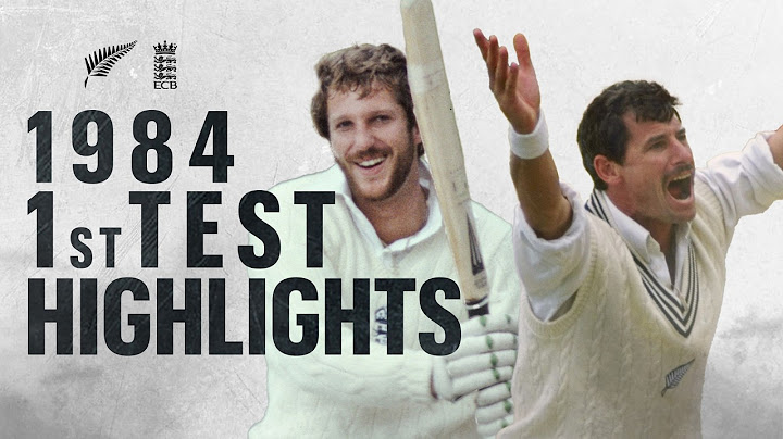 Botham vs Hadlee  📺 Retro Highlights | 1984 New Zealand v England 1st Test