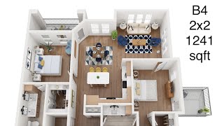 B4 Floor Plan Walk Through