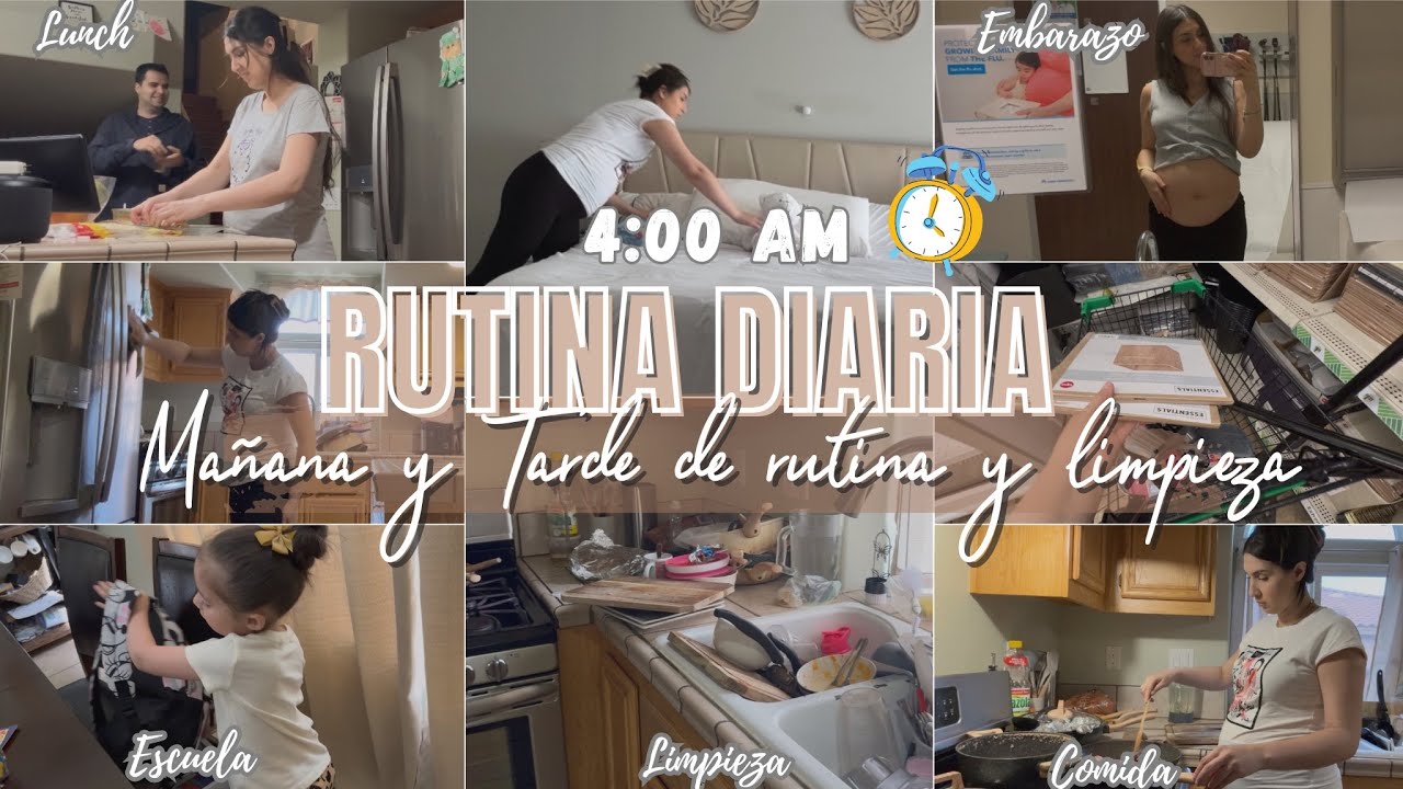 ⏰ RUTINA DE MAÑANA Y TARDE 🌥️ | MAMÁ, ESPOSA & EMBARAZADA 🤰🏻| Morning Routine ☕️