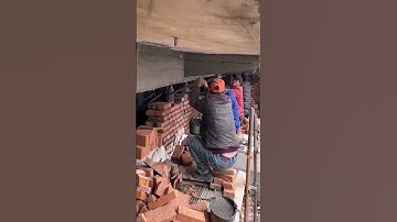 Load bearing brick wall column substitution procedure