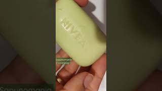 Unpacking and using Nivea soap