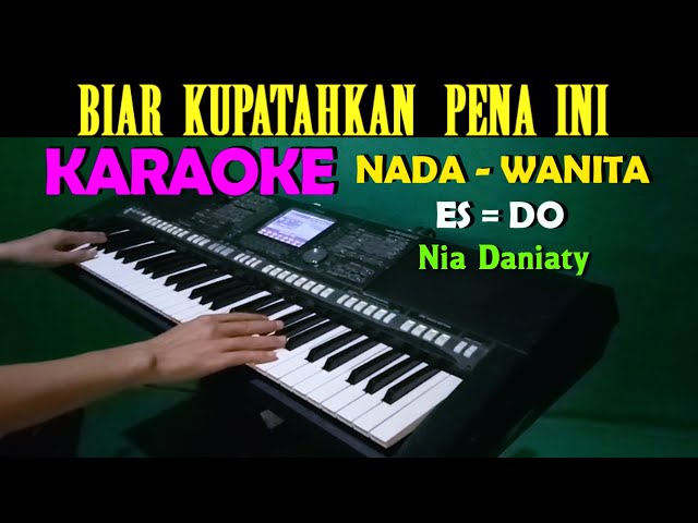 HANCUR HATIKU - Nia Daniaty | KARAOKE Nada Wanita || Lagu Nostalgia class=