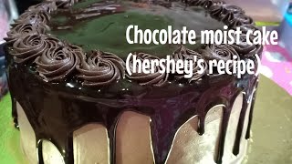 How to make chocolate moist cake ...