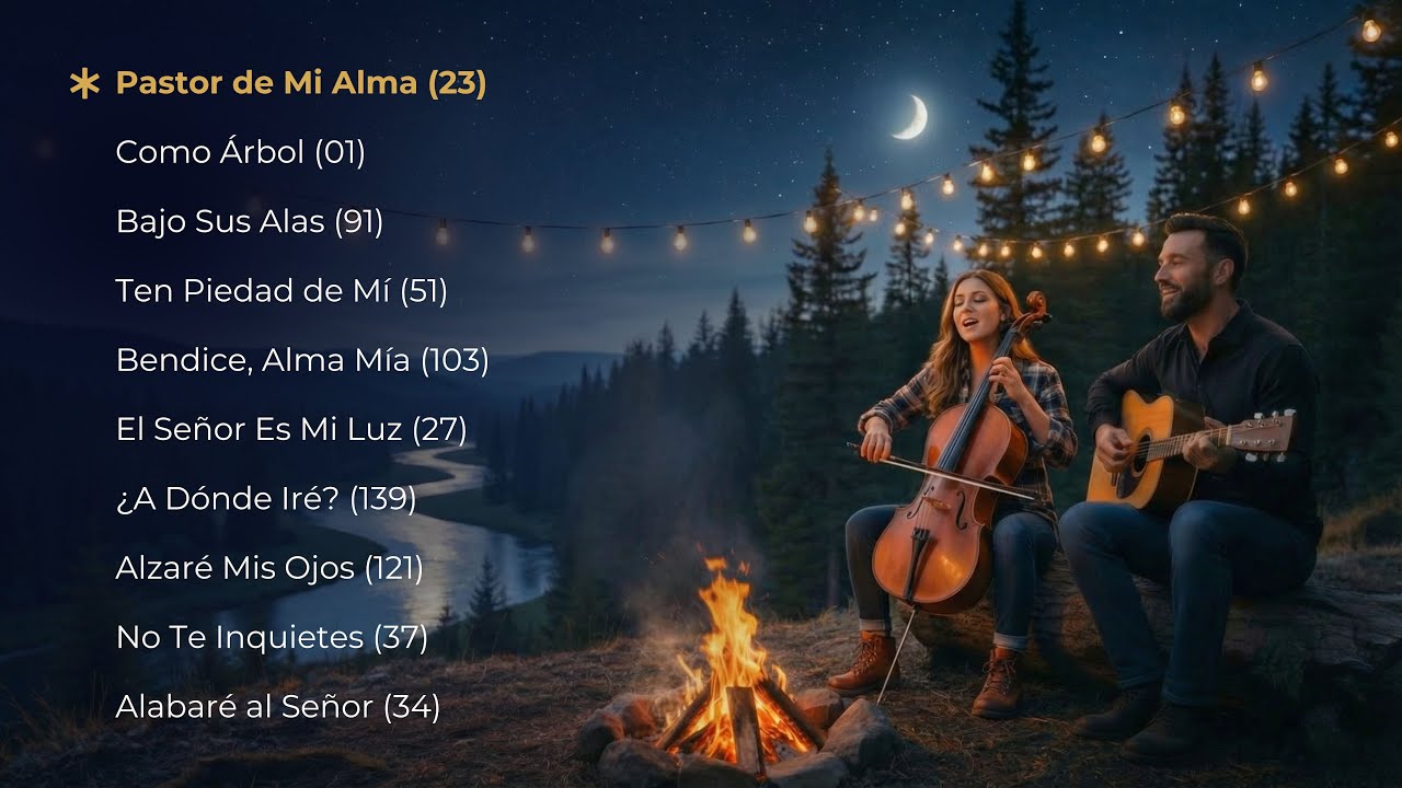 🔴¡NUEVO! Los 10 Salmos más Populares Cantados - Sesión Acústica - Salmos para Orar y Meditar 2025