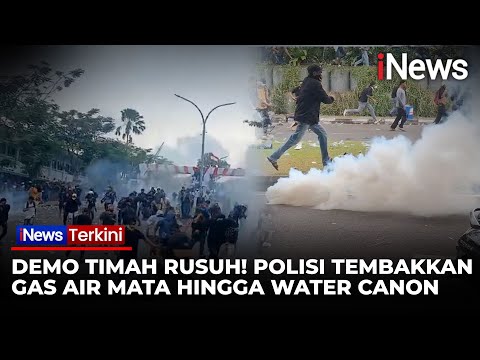 Detik-Detik Demo Timah di Bangka Rusuh usai Presiden Prabowo Tinggalkan Lokasi | iNews Terkini