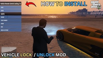 HOW TO INSTALL VEHICLE CENTREL LOCKING MOD IN GTA 5 | GTA 5 MODS  2024 |