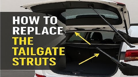 How to Replace the Tailgate Trunk Struts/Liftgate/Hatch Support @CarGuruDIY