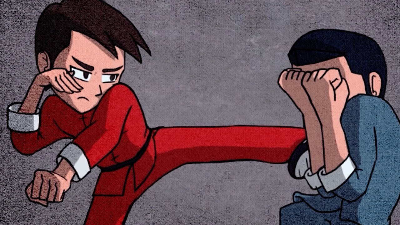 KUNG FU FIGHT SCENE - A Simple Animation - YouTube