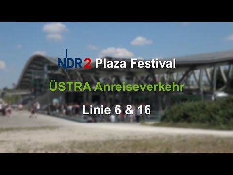 [ÜSTRA] NDR2 Plaza Festival | Anreiseverkehr Linie 16