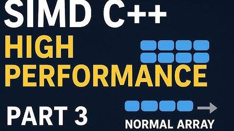C++ SIMD Part 3 Constant Initialization C++ (_mm256_set1_ps())
