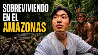 Sobreviviendo en el Amazonas… ¡Nos encontramos con verdaderos nativos amazónicos!