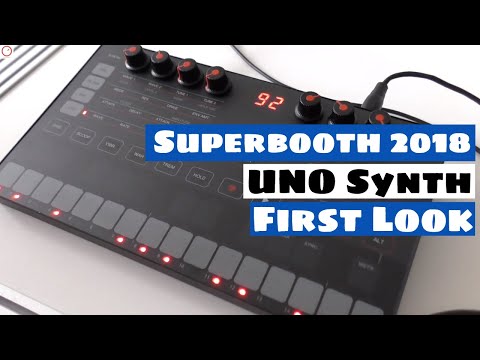 Superbooth 2018: IK Multimedia UNO Synth - First Look With Erik Norlander | SYNTH ANATOMY