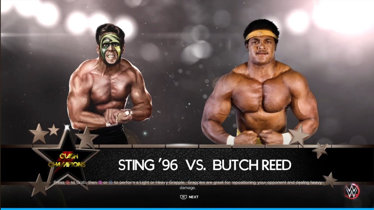 Sting vs Butch Reed. WCW. WWE 2K23 - YouTube